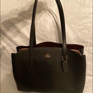 Black Coach Purse with straps. Like New.